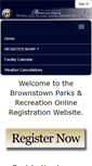 Mobile Screenshot of brownstownrec.org